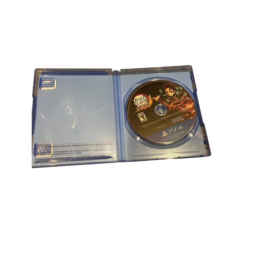 Demon Slayer The Hinokami Chronicles Sony PlayStation 4 PS4 SEGA Anime Game Disc